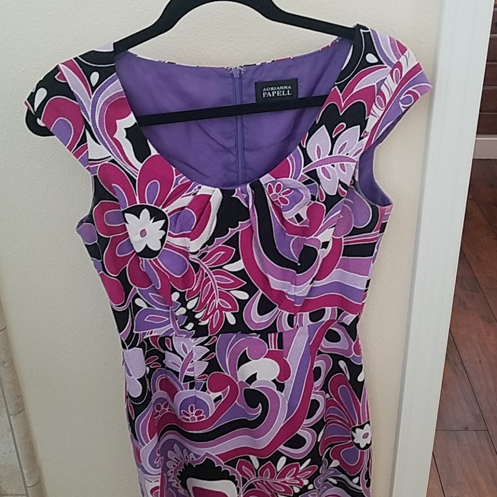 Adrianna Papell purple dress